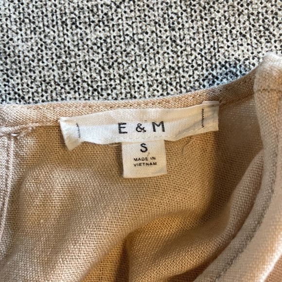 E&M mini linen  boho dress - Picture 5 of 10